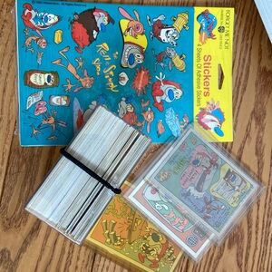 Ren & Stimpy trading cards/ stickers set from 1993